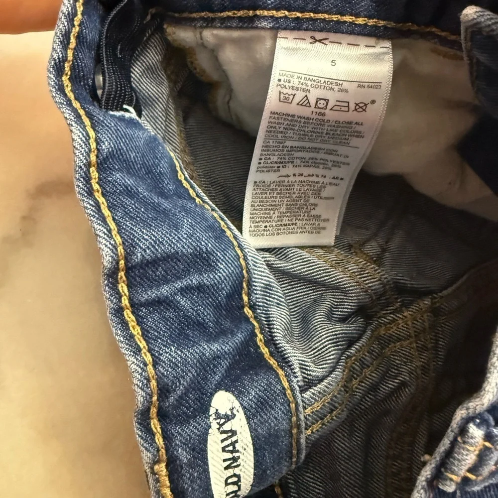 Old Navy Blue Denim Shorts for Little Girls Size 5